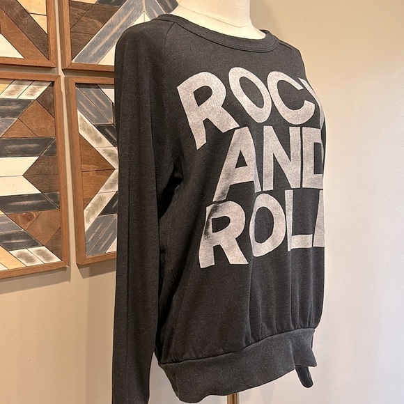 Aviator Nation Crew Neck Rock And Roll Sweatshirt XS - Picture 4 of 10